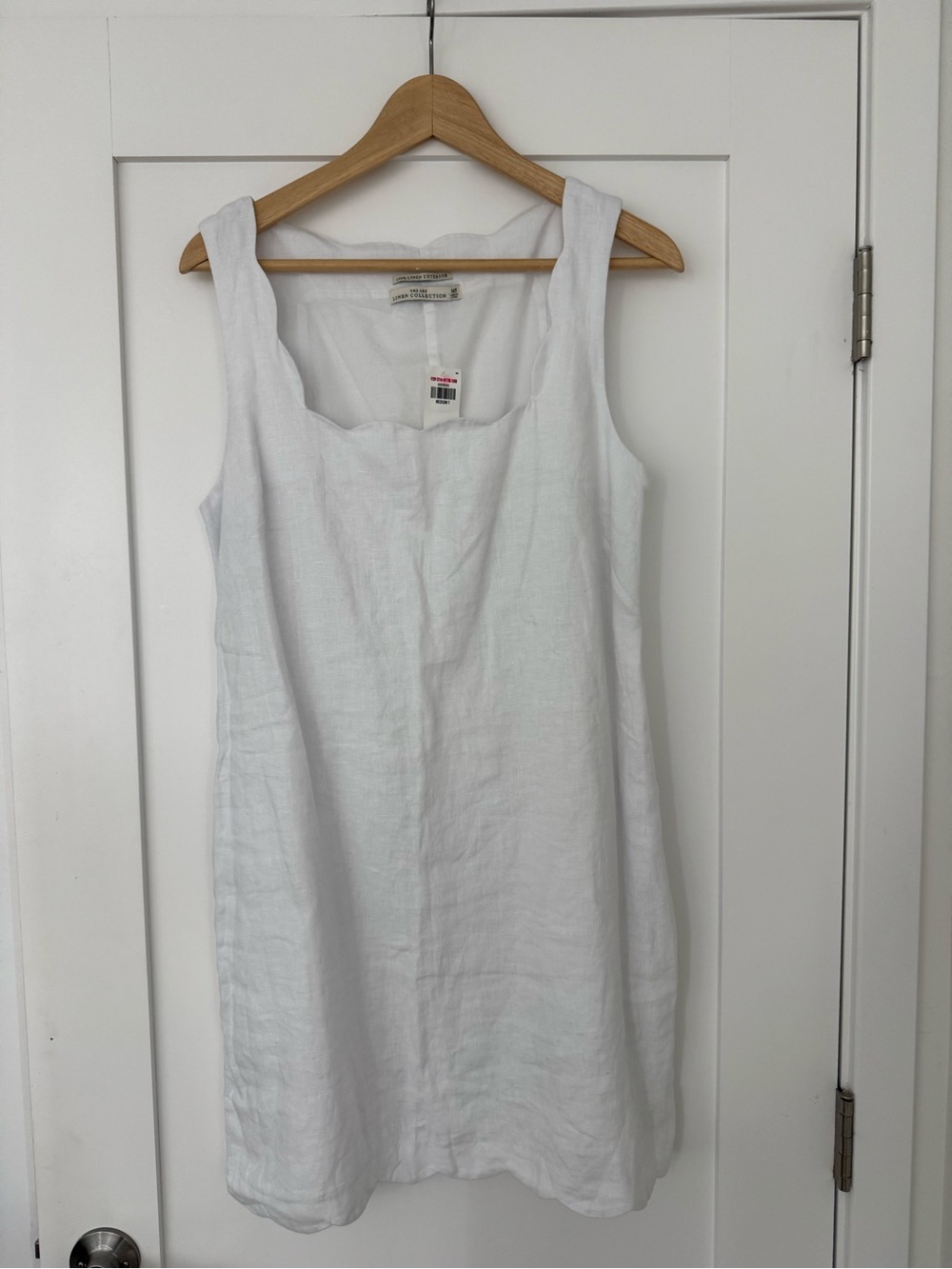 Abercrombie & Fitch White Linen Tank Dress